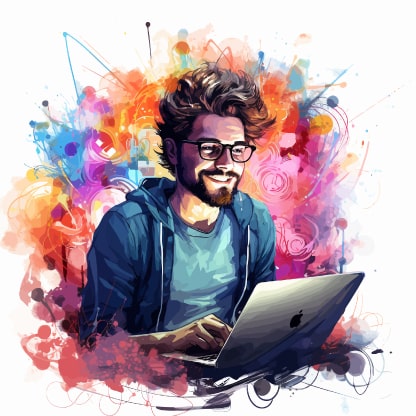 grafik tasarımcı adam